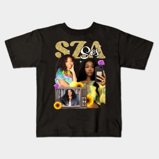 Hip Hop Fanart SZA SOS Kids T-Shirt